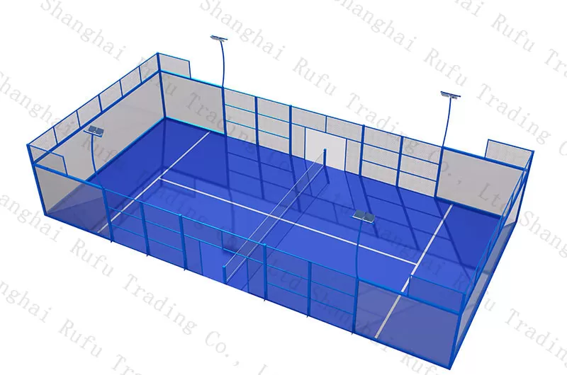 Высокое качество крытый панорамный Padel Court