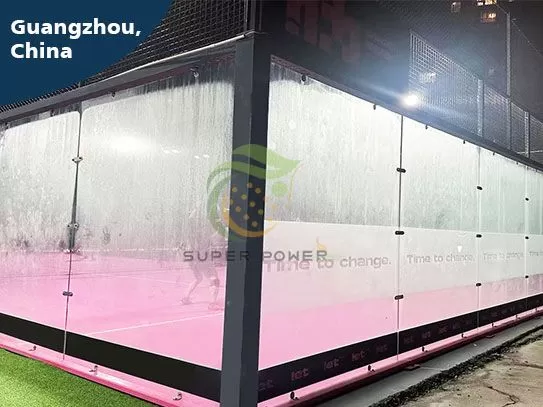 Теннисный корт Rose Red Pallet в гуанчжоу, Китай
